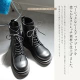厚底 レースアップ ブーツ レディース | AmiAmi | 詳細画像3 