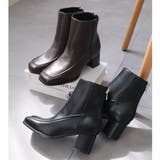 太ヒール ショートブーツ レディース | AmiAmi | 詳細画像4 