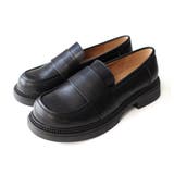 ブラック(スムース) | 厚底 ローファー レディース | AmiAmi