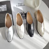 Vカット ローヒール パンプス レディース | AmiAmi | 詳細画像15 