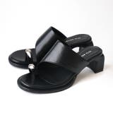 ブラック | サムリング サンダル レディース | AmiAmi