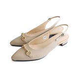 ベージュ(ヌメ) | 日本製 本革 ミュール レディース | AmiAmi