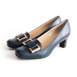 ダークネイビー | 日本製 本革 3E パンプス レディース | AmiAmi