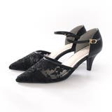ブラック(レース) | オケージョン パンプス レディース | AmiAmi