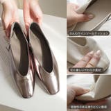 Vカット 柔らか フラット パンプス | AmiAmi | 詳細画像11