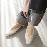 Vカット 柔らか フラット パンプス | AmiAmi | 詳細画像16