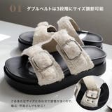 厚底 ボア サンダル レディース | AmiAmi | 詳細画像7 