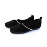 ブラック(ベルベット) | ローヒール パンプス レディース | AmiAmi