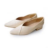 エクリュ(スムース) | Vカット ソフト パンプス レディース | AmiAmi