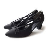 ブラック | カットアウト パンプス レディース | AmiAmi