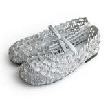 シルバー | メッシュ フラット シューズ レディース | AmiAmi