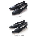 本皮 Vカット パンプス レディース | AmiAmi | 詳細画像2 