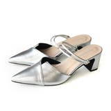 シルバー(スムース) | ミュール 歩きやすい 履きやすい | AmiAmi