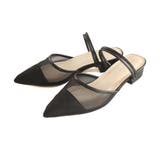 ブラック | 2WAY アンクル ストラップ サンダル | AmiAmi