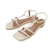 アイボリー(スムース) | 秒で履ける サンダル レディース | AmiAmi