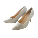 シルバー(グリッター) | 9.5センチヒール 走れる パンプス レディース | AmiAmi