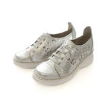 シルバーH | 牛革 スニーカー レディース | AmiAmi