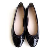 ブラック(エナメル) | レインシューズ ぺたんこ エナメル | AmiAmi