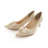 アイボリー(スムース) | モチーフ付き 低反発 パンプス レディース | AmiAmi