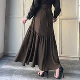 ハイウエストレースアップラウンドギャザースカート | JUNOAH | 詳細画像16