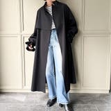 スタンドトレンチコート | JUNOAH | 詳細画像11