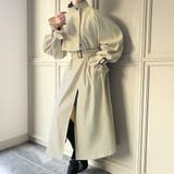 スタンドトレンチコート | JUNOAH | 詳細画像16