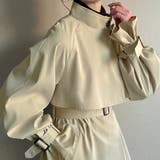 ライトベージュ | スタンドトレンチコート | JUNOAH