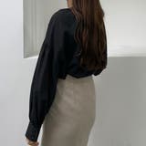 Louere スタンドカラーギャザーブラウス | Louere | 詳細画像10