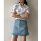 デニムミニスカート | AMOUR BOX | 詳細画像4 