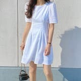 ショルダータックフレアミニワンピース | LAUIR | 詳細画像3