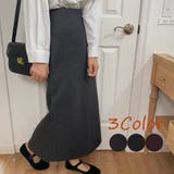 バックゴムロングペンシルスカート | LAUIR | 詳細画像1