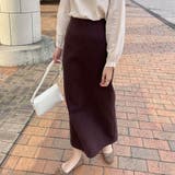 バックゴムロングペンシルスカート | LAUIR | 詳細画像6