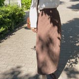 ダークブラウン | ダイヤキルトタイトスカート | LAUIR
