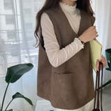 フロントポケットバックスリットベスト | LAUIR | 詳細画像2