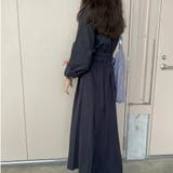 ウエスト切替タックロングワンピース | LAUIR | 詳細画像11