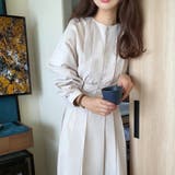 ウエスト切替タックロングワンピース | LAUIR | 詳細画像2