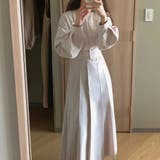 ウエスト切替タックロングワンピース | LAUIR | 詳細画像5
