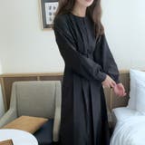 ウエスト切替タックロングワンピース | LAUIR | 詳細画像9