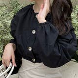 ブラック | ショート丈ボリュームブルゾン | JUNOAH