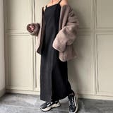 ピーチスキンIラインキャミワンピース | JUNOAH | 詳細画像6