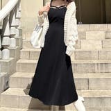 切り替えデザインクロスキャミワンピース | JUNOAH | 詳細画像6