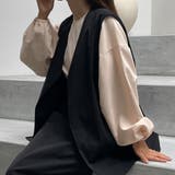 クリーム | Louere ギャザーボリュームスリーブブラウス | Louere