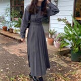ウエスト切替タックロングワンピース | LAUIR | 詳細画像21