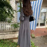 ウエスト切替タックロングワンピース | LAUIR | 詳細画像22