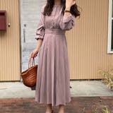 ウエスト切替タックロングワンピース | LAUIR | 詳細画像23