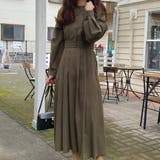 ウエスト切替タックロングワンピース | LAUIR | 詳細画像29