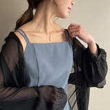 ピーチスキンIラインキャミワンピース | JUNOAH | 詳細画像28