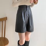 callautia レザーハイウエストショートパンツ | JUNOAH | 詳細画像20