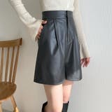 callautia レザーハイウエストショートパンツ | JUNOAH | 詳細画像21