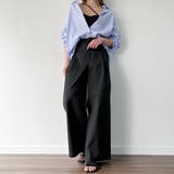 フロントデザインツータックワイドパンツ | JUNOAH | 詳細画像13